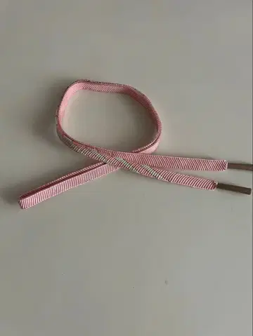 핑크 스트라이프 허리띠
