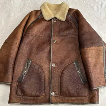 ixiz 이크 L 리얼 무스탕 자켓 양가죽 가죽 코트 보아 코트