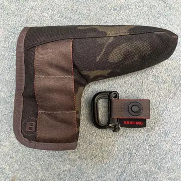 BRIEFING 퍼터용 골프헤드커버 블랙/카모플라쥬