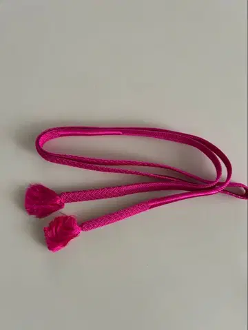 허리띠 핑크 빨흰 그라데이션