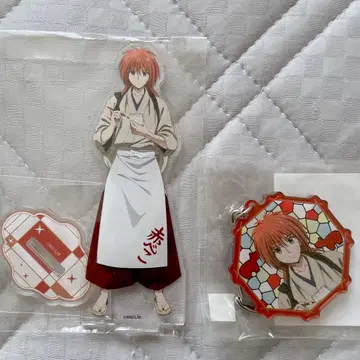 바람의 검심 히무라 켄신 빨간 소 카페 아크릴 스탠드 키링