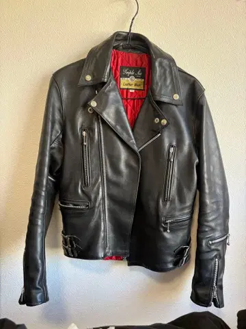 666 더블 가죽 자켓