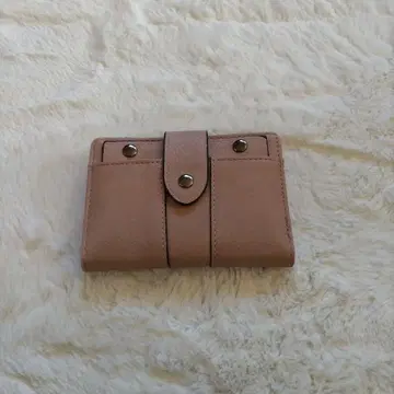 로즈색 접이식 지갑 카드 슬롯 포함