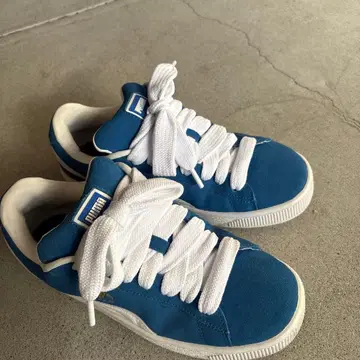 Puma 스웨이드 스니커즈 파랑