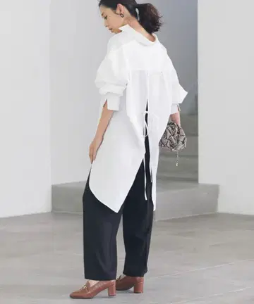 가마쿠라 셔츠 x VIS 튜닉 셔츠