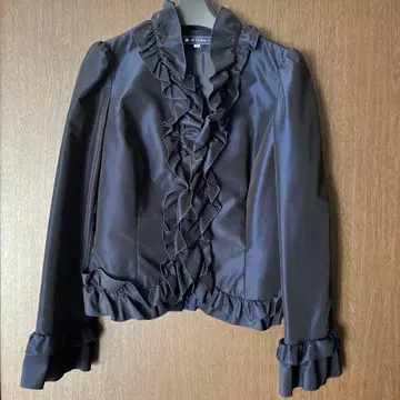 M'S GRACY 프릴 달린 노카라 자켓 38