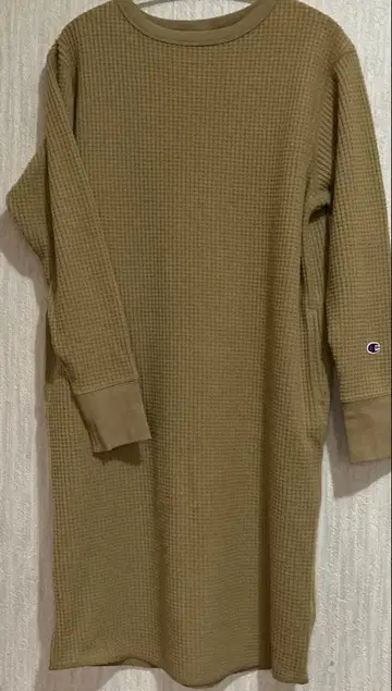 챔피언 여성용 M 와플 원피스 올리브