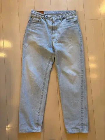 5P Zipper Front Denim Pants