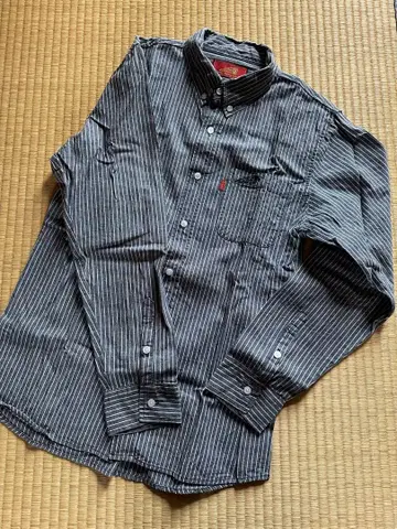 INDIAN MOTORCYCLE 스트라이프 긴팔 셔츠 L 사이즈