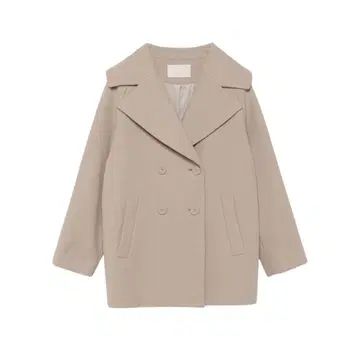 eimy 빅 칼라 미디엄 코트