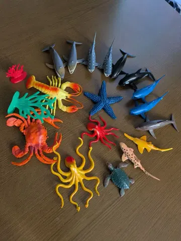 해양 생물 피규어 세트