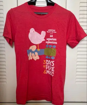 우드스탁 3 DAYS OF PEACE & MUSIC 티셔츠