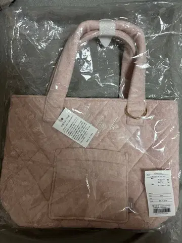 herlipto 다이아몬드 퀼팅 토트백