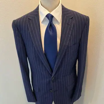 UNITED ARROWS 수트 셋업 블루 스트라이프