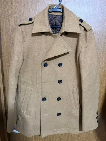 미쉘클랑 옴 피 코트 카멜 46 사이즈