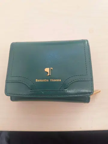 Samantha Thavasa 3단 폴더형 지갑 그린
