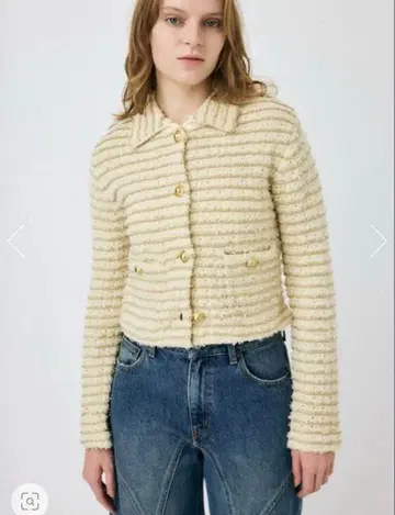 MOUSSY TWEEDY 니트 가디건