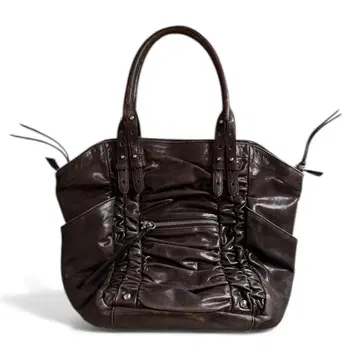 y2k vintage archive leather hand bag