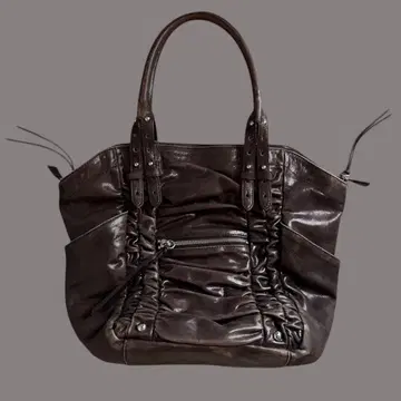 y2k vintage archive leather hand bag