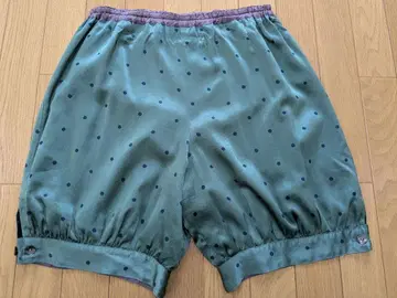 Rocojuli 로코주리 하프 팬츠 그린 네이비 도트 패턴