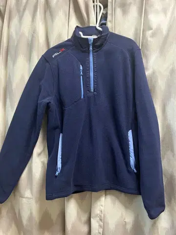 RLX 네이비 하프 지퍼 자켓