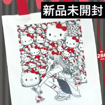 이토 준지 산리오 콜라보 토트백 갸루 토미에 키티