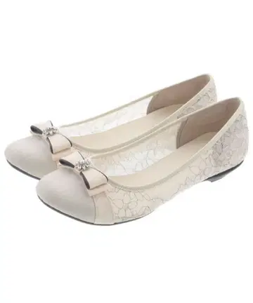 젤리빈스 시어 레이스 리본 몰드 밑창 펌프스