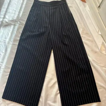 TOMORROWLAND 스트라이프 와이드 팬츠 사이드 지퍼