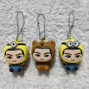 하세가와 신 THE RAMPAGE 인형옷 키링 3개 세트 미니언