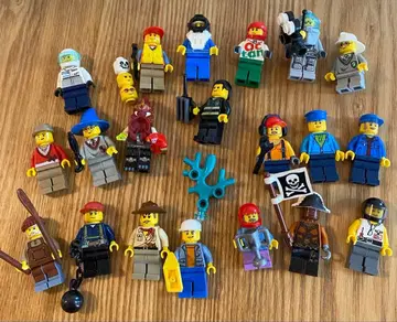 LEGO 정품 미니 피규어 20 해적 다이버 마을 사람 헤드