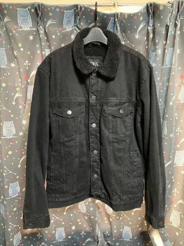 ZARA 데님 보아 자켓