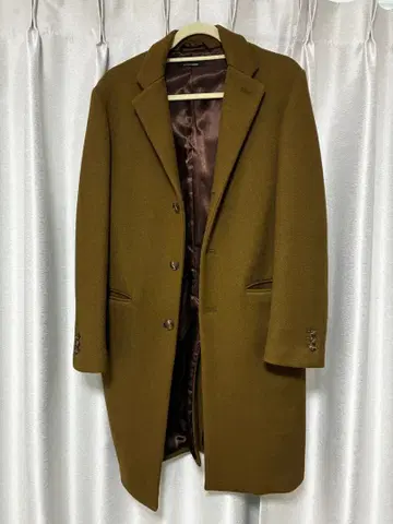 URBAN RESEARCH DOORS 브라운 체스터 코트 사이즈 38