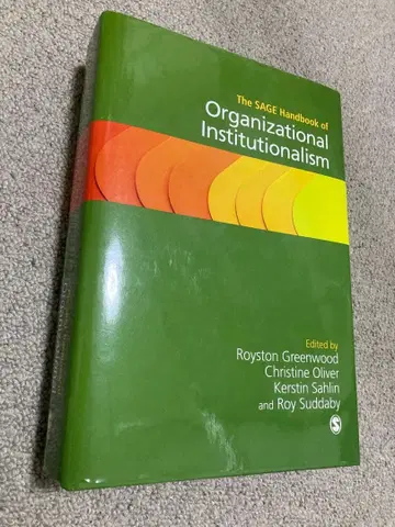 Organizational Institutionalism 외국도서 핸드북