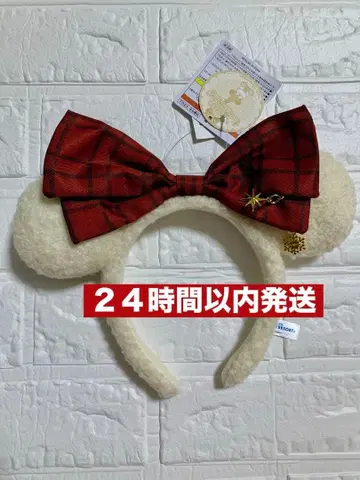 택 포함 새상품 Xmas 미니 머리띠 디즈니 크리스마스 2025