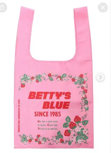 BETTY'S BLUE 핑크 에코백
