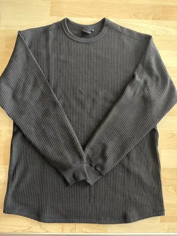 THE NORTH FACE 롱 슬리브 와플 웜 크루