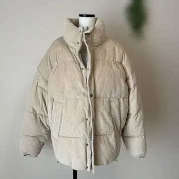 남성용 코듀로이 다운 자켓