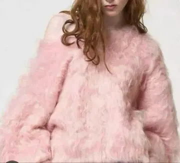 thetoe Pigalle shaggy Vneck knit