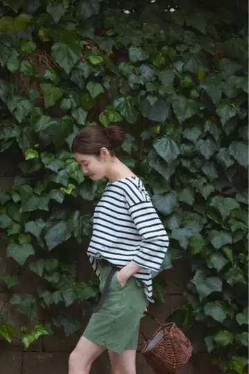 MY WEAKNESS 마이위크니스 보더 티셔츠 화이트 x 블랙