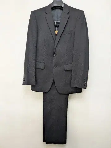 TAKEO KIKUCHI 블랙 스트라이프 남성용 수트