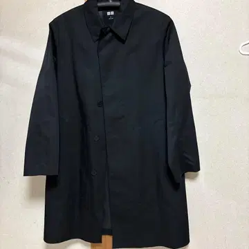 UNIQLO 블랙 스텐카라 코트 M