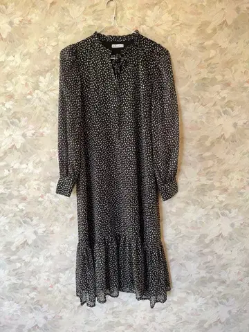 La Coccinella 도트 무늬 롱 원피스