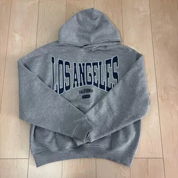 라메 믹스 그레이 후드티 속기모