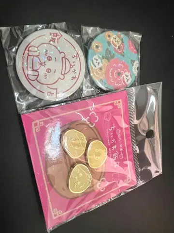 치이카와 호텔 핀 배지 세트 3개입