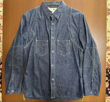 GERUGA(geruga) 긴팔 셔츠 인디고