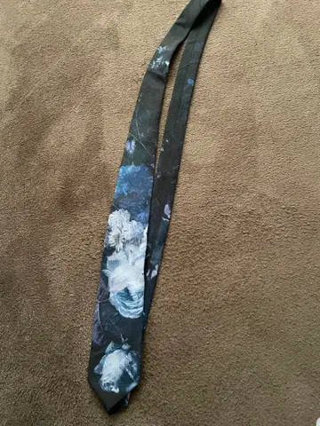 LADMUSICIAN 파랑 장미 넥타이 라드 뮤지션