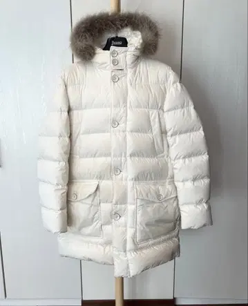 HERNO 헬로 다운 자켓 다운 코트 화이트 48 L 사이즈