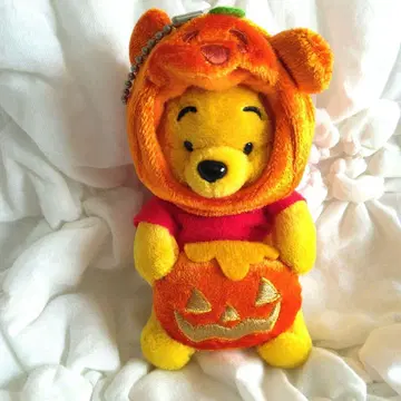 2007년 푸우 할로윈 마스코트 봉제 인형 코스튬 배지