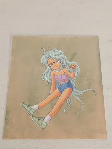 아앗 여신님께 맹세코 우르드 레어 애니메이션 셀화 작다는 건 편리하네