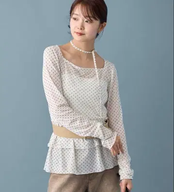 미스틱 도트 티어드 풀오버